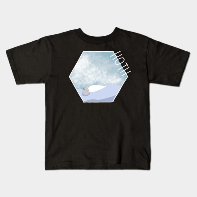 ice planet Kids T-Shirt by basicallyamess